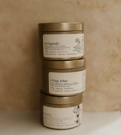 Set B - mini soy candle