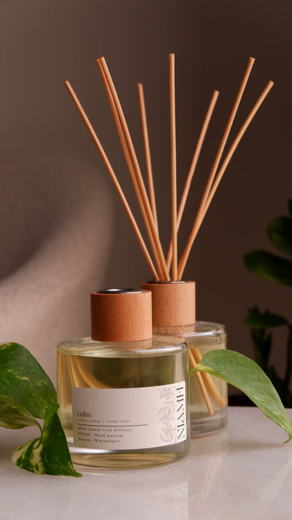 Calm - plant-based reed diffuser